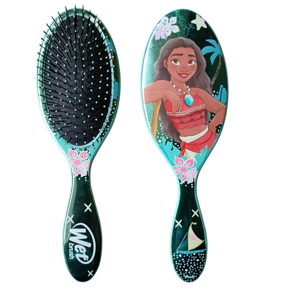 Wet Brush Original Detangler Hair Brush, Limited Edition Disney Princess -Moana